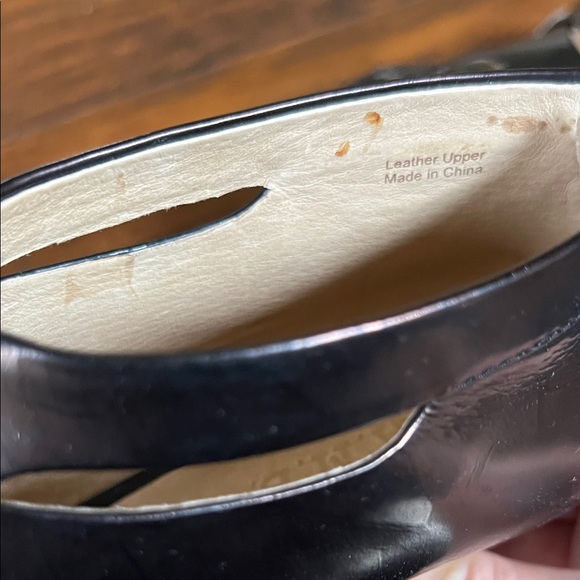 L.A.M.B. Darius Black Strappy Cutout Pointed Ankle Booties Size 8 - Picture 15 of 15